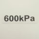 Nálepka - označenie tlaku v pneumatikách - 600 kPa