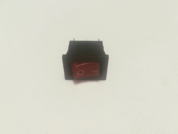 Prepínač mini - červený