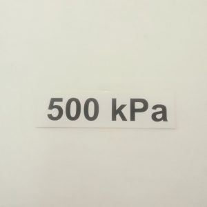 Nálepka 500 kPa