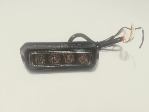 Výstražné osvetlenie LED 12/24V R65, oranž