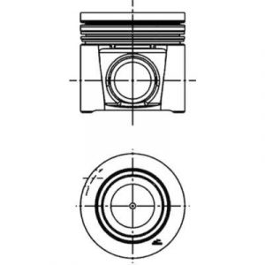 Piest motora 88,40mm /výbrus+0,40mm/, čap 31/67mm Iveco Daily 2,3 29L, 29-40S, 35-50C od roku 2011