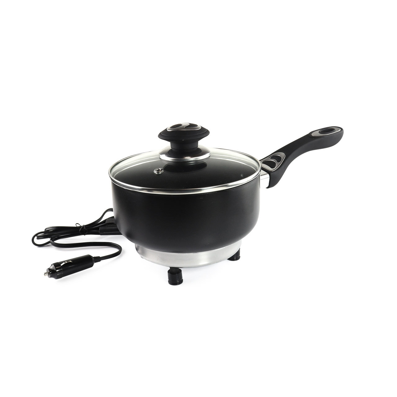 Elektrický hrniec s pokrievkou do auta 18cm x 8cm 250W 24V